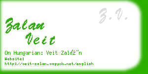 zalan veit business card